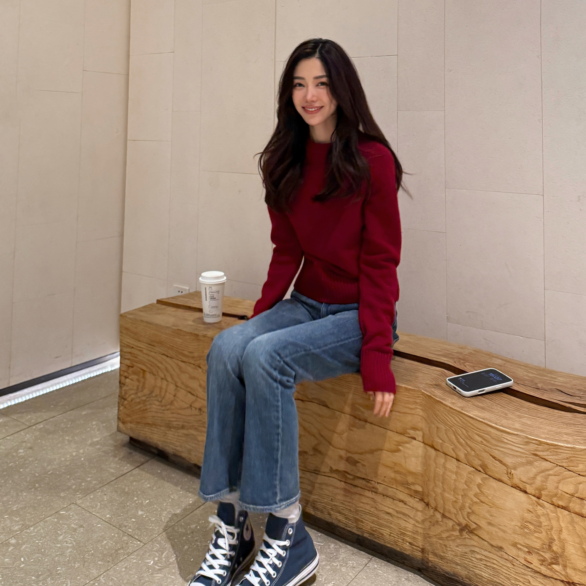 ROMI STUDIO“温暖如初”100绵羊毛软糯厚款圆领套头毛衫RWCSST1706