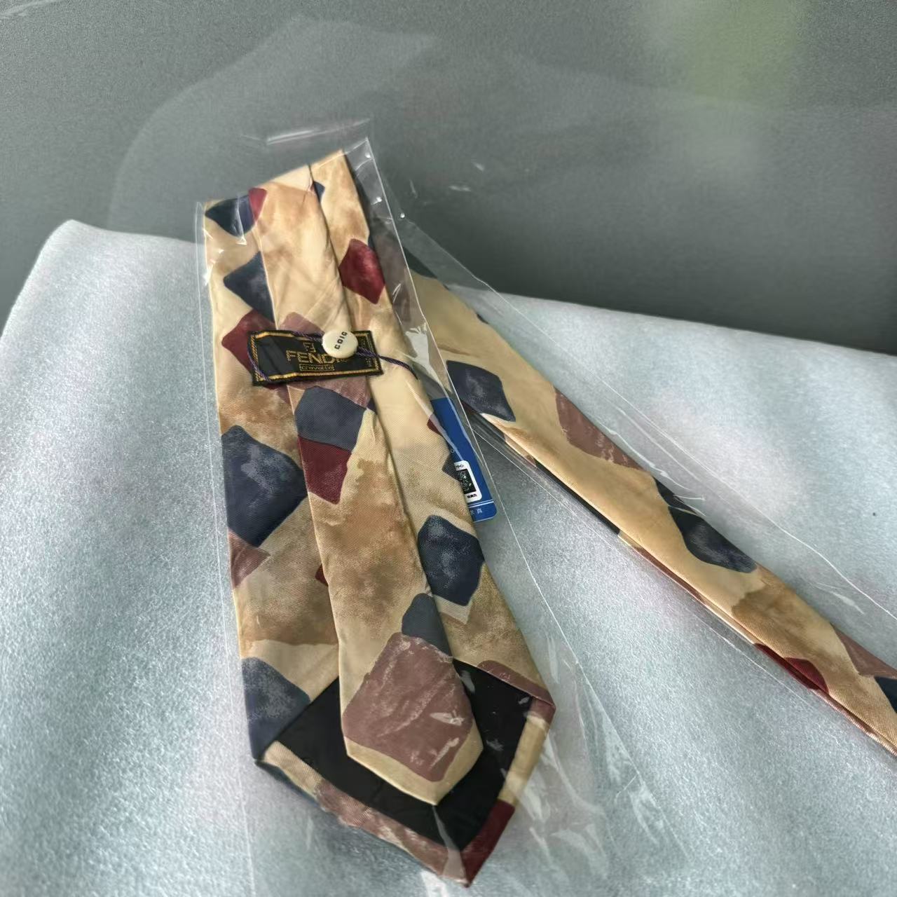 95新 FENDI/芬迪 乱乱子中古/领带/91925