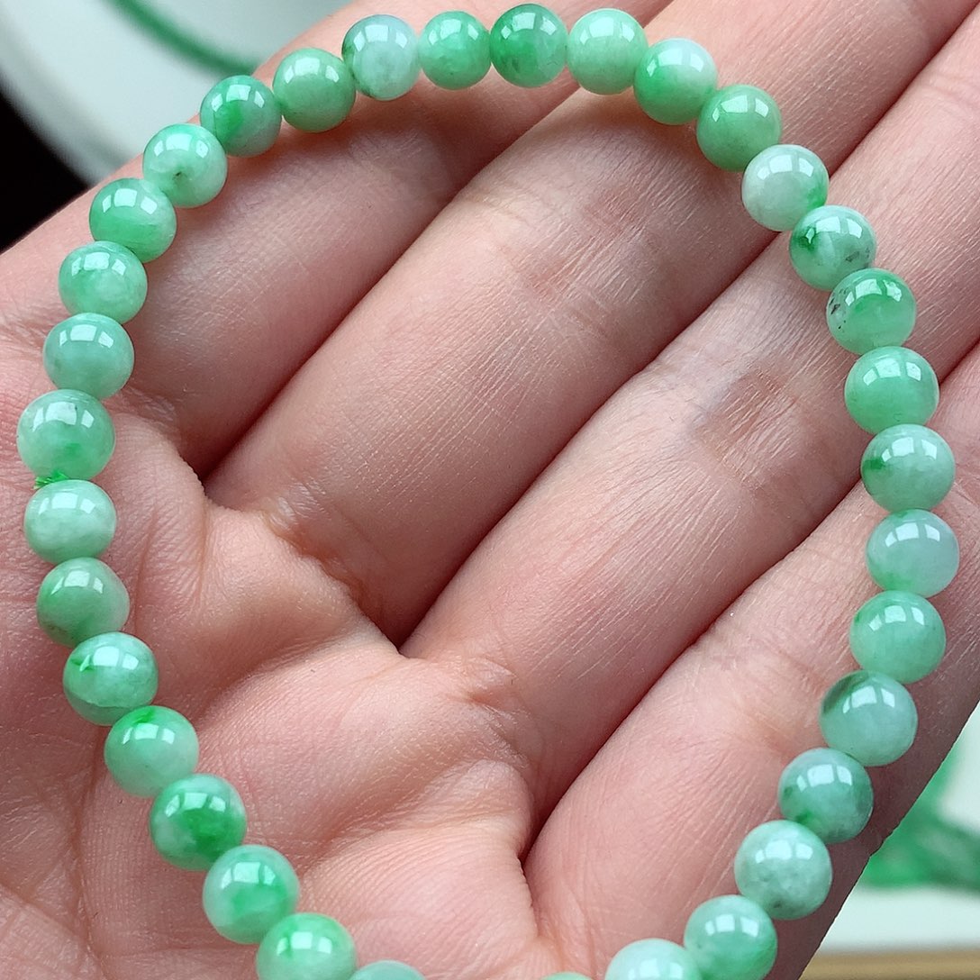 翡翠未镶嵌毛衣链翡翠