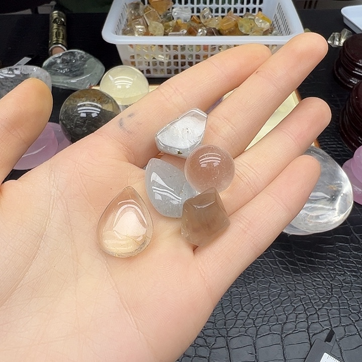 未镶嵌水晶珠宝半成品122水晶