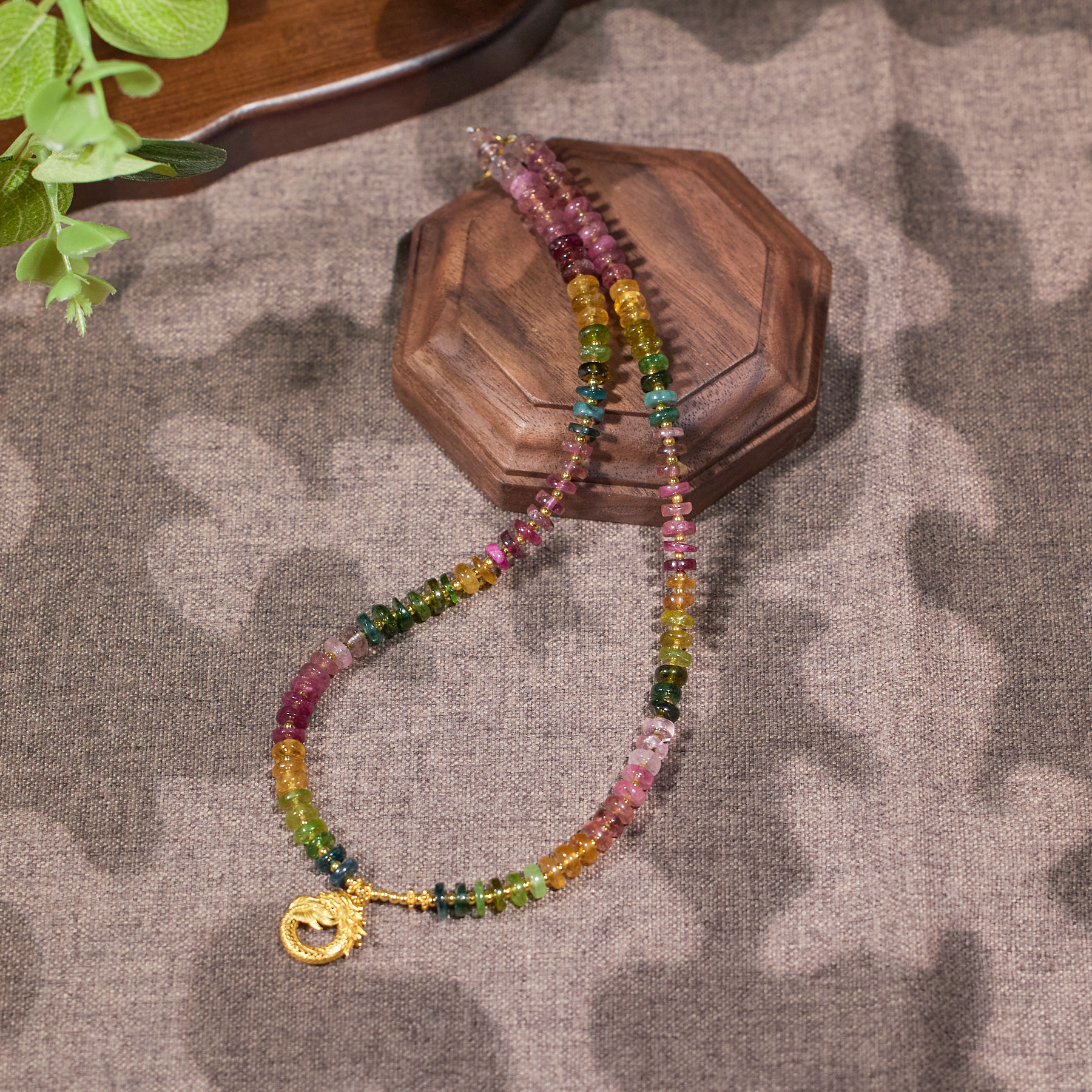 【歪歪】算盘*碧玺项链*（卡6）（多样性发）W1393