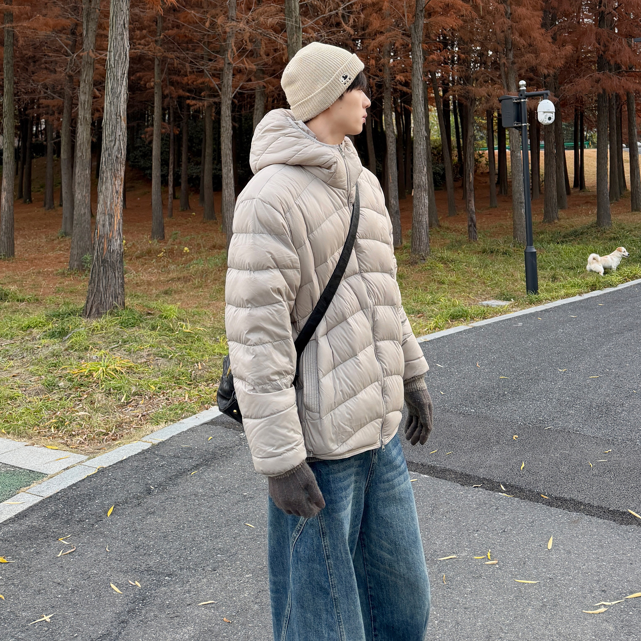 阿晨丨轻量化90白鸭绒排骨连帽羽绒服（129g-153g）