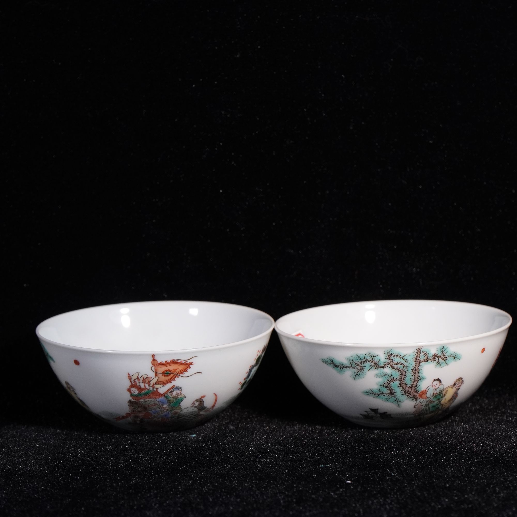 Lot30-C洋彩描金粉彩宫碗大清康熙年制款D8.5-BJ12280045001022