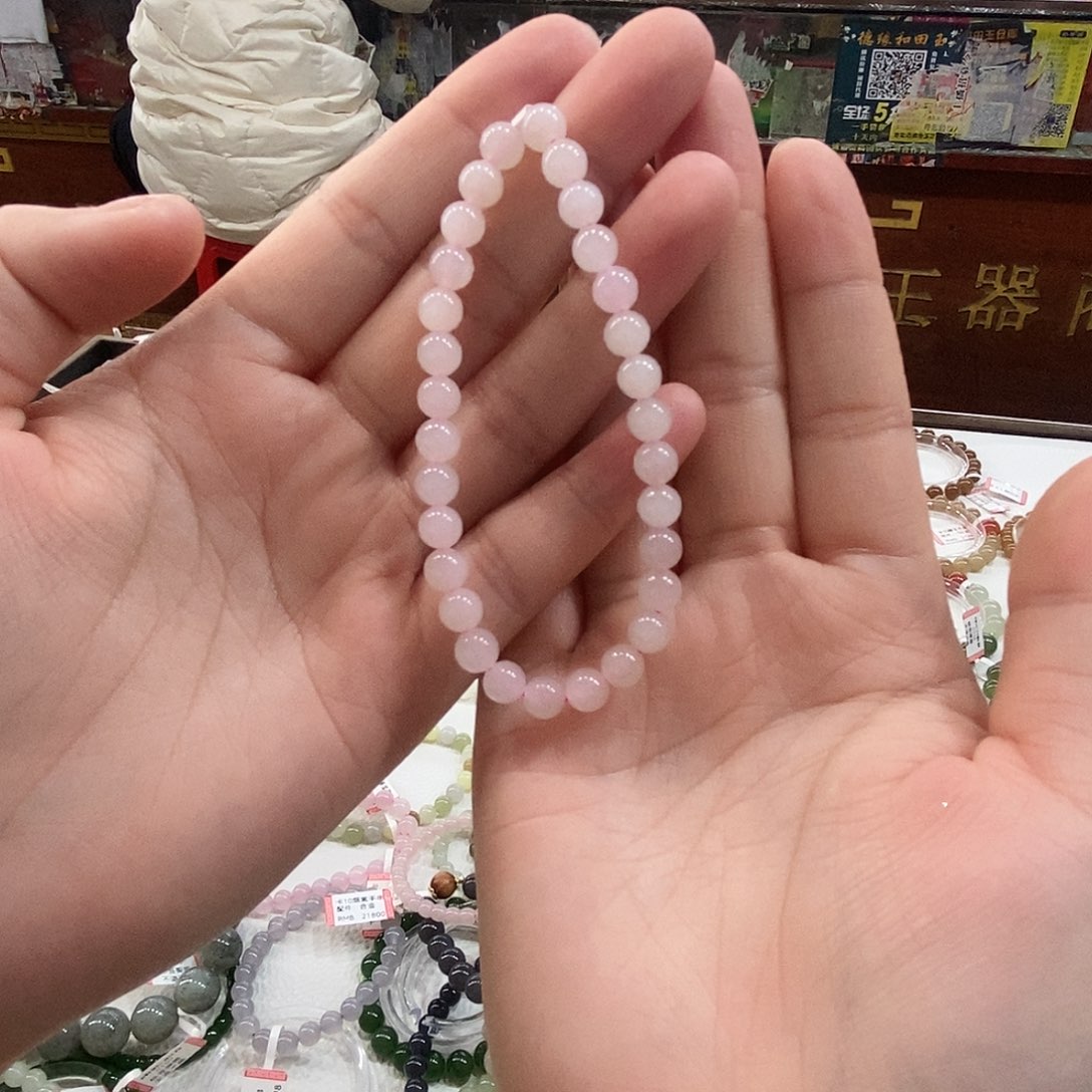 和田玉手串卡6未镶嵌随*