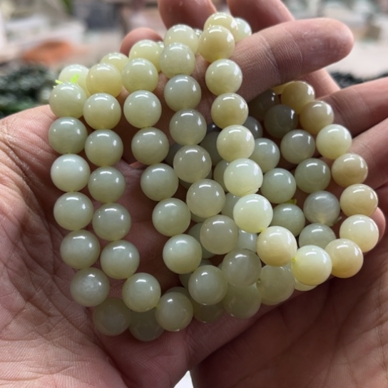 和田玉且末料卡10手串多样性拍一发一未镶嵌