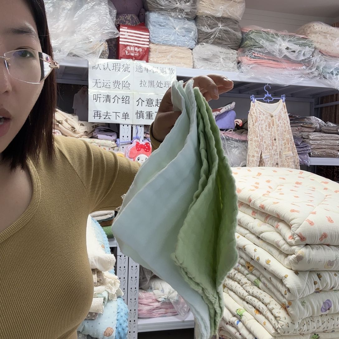 棉六条纯棉纱布方巾