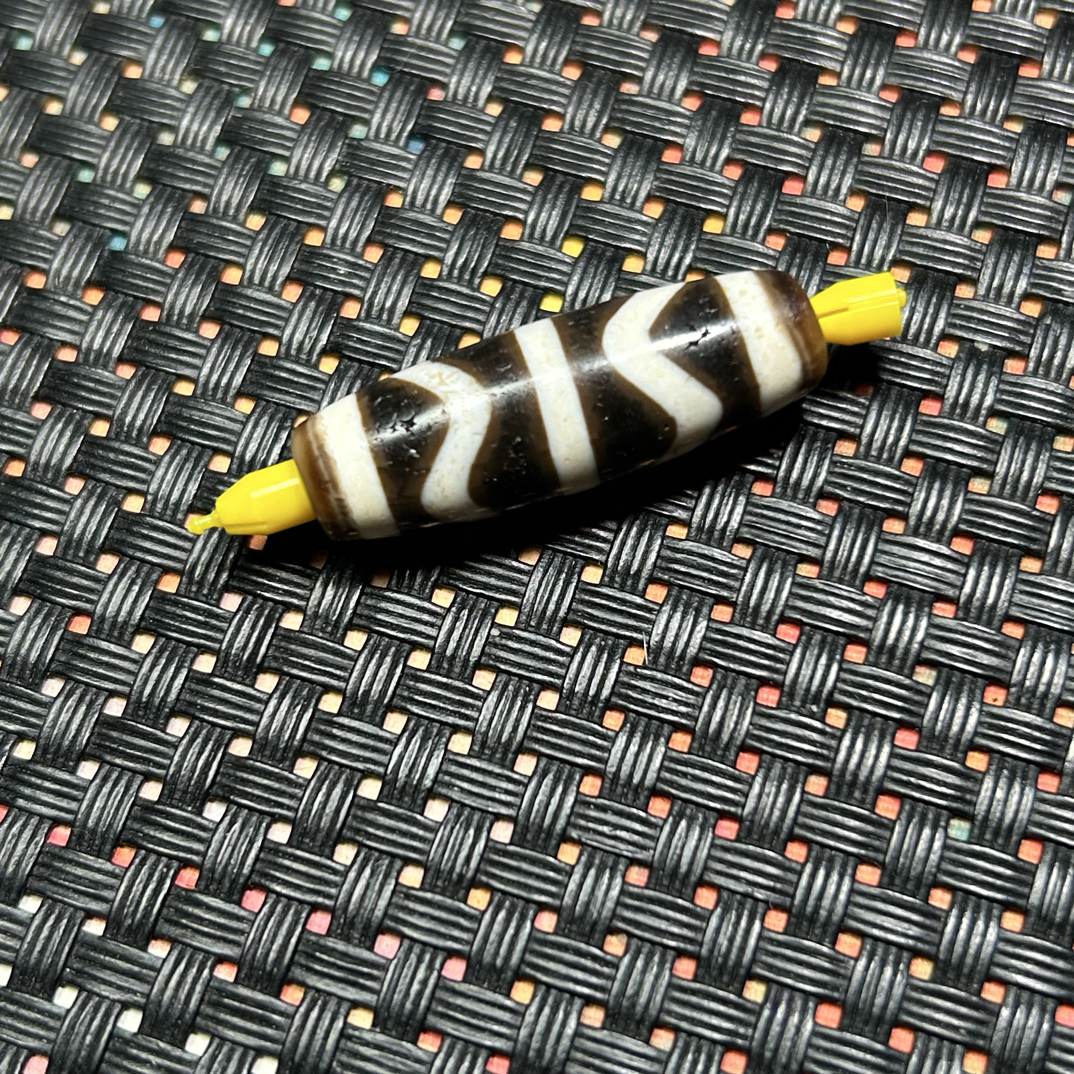 行运精品古法～水纹天珠玛瑙，咬色扎实。