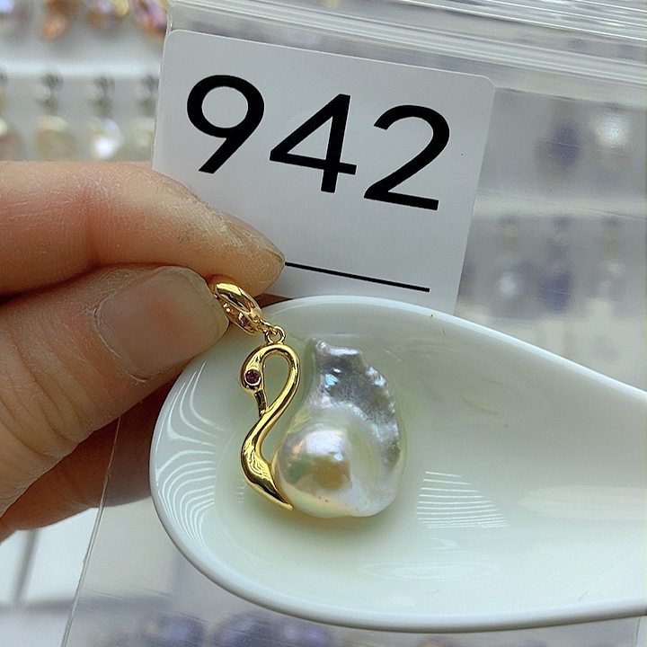 淡水珍珠颈饰银S925镶嵌