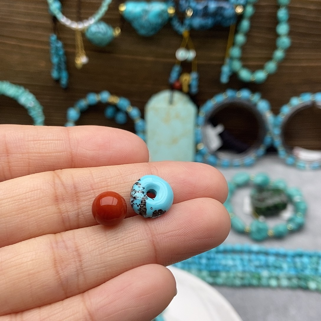 南红玛瑙未镶嵌扣子