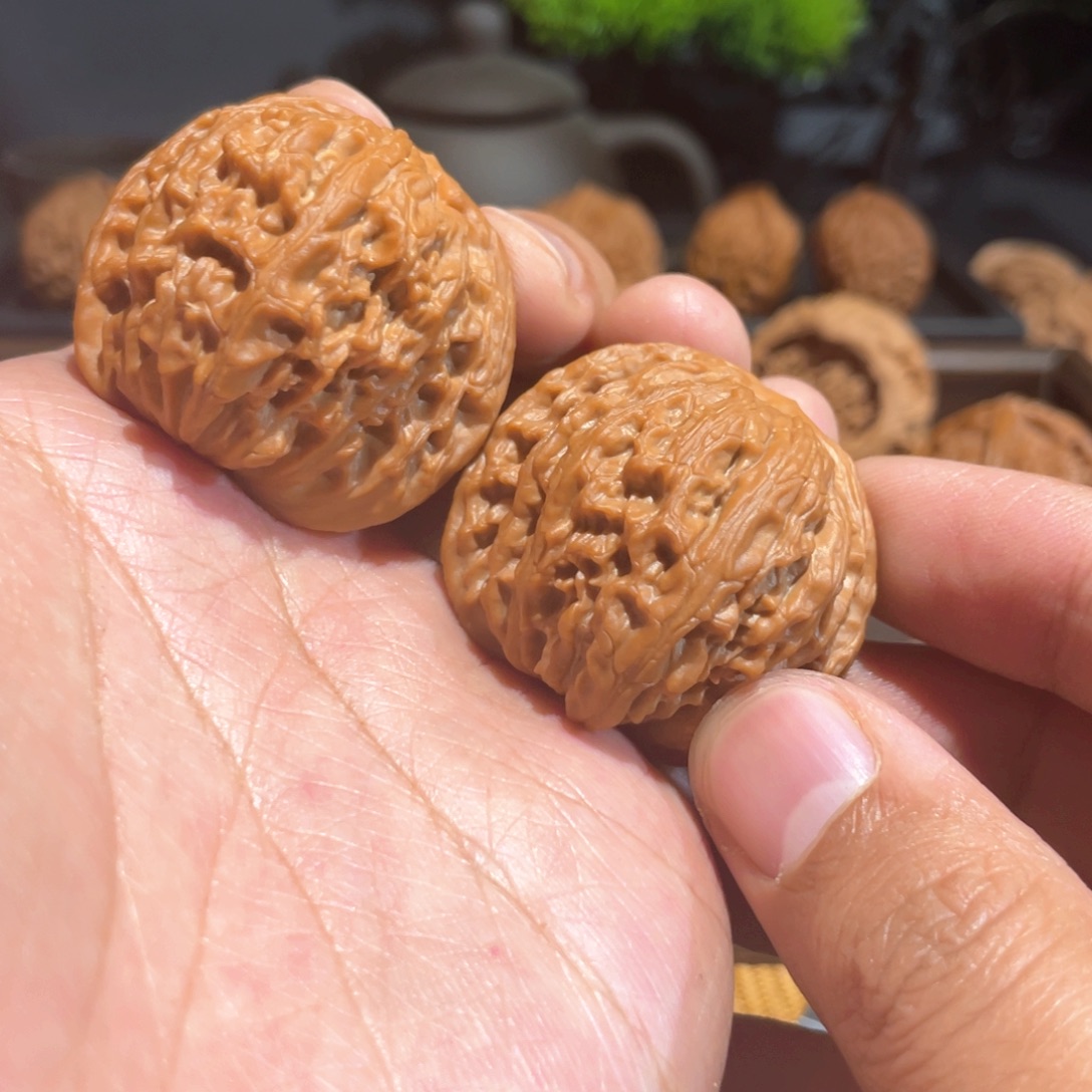 旗***＂吊坠文玩核桃40磨盘040