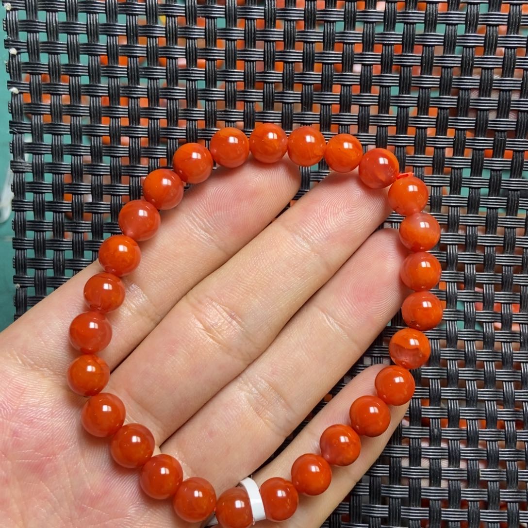未镶嵌手串南红玛瑙7+’mm