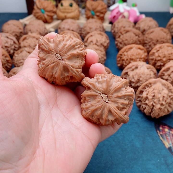 m***୭文玩核桃把件白狮子42