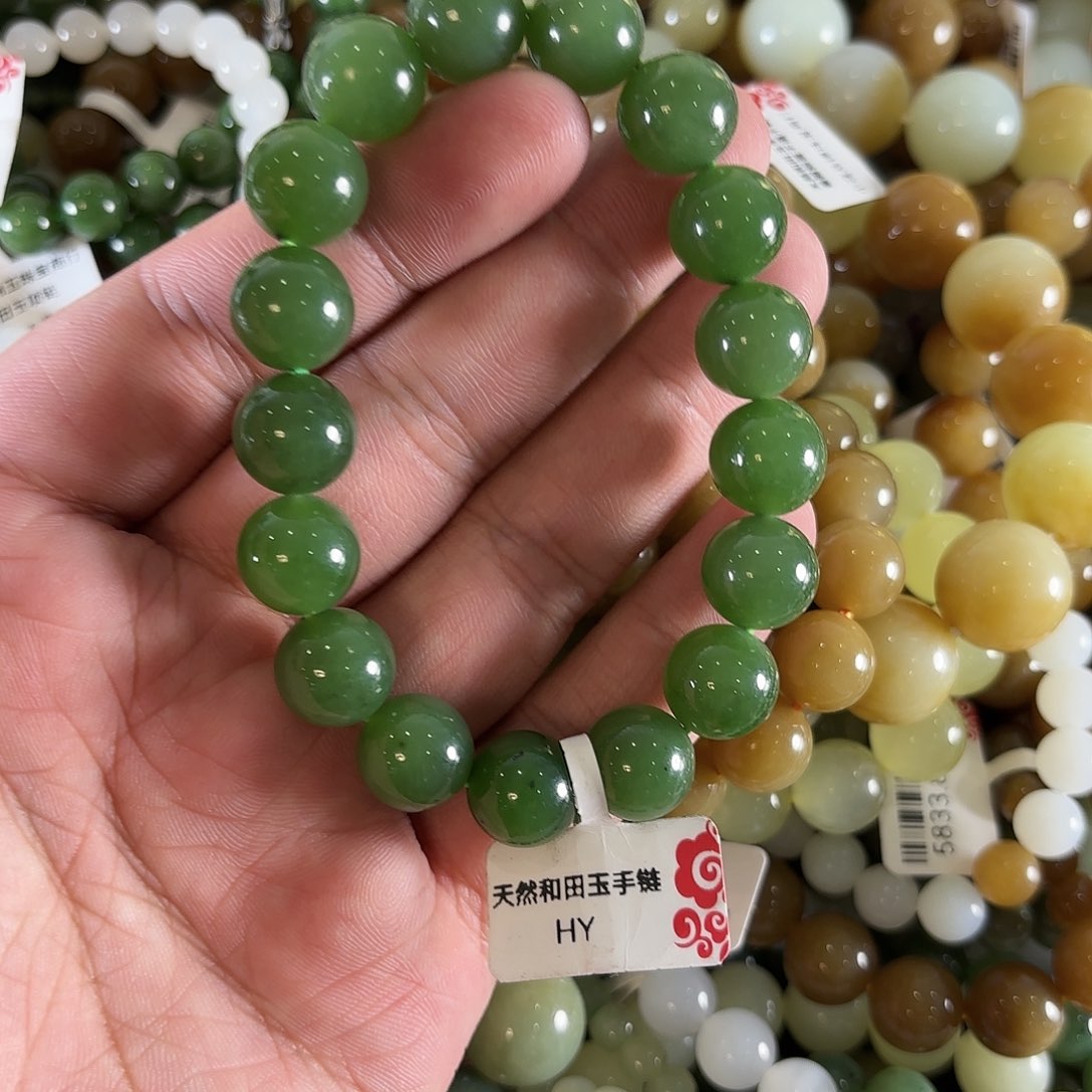 和田玉手链未镶嵌W214