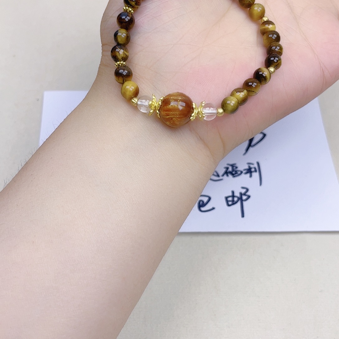 手饰针钠钙石银S925镀金镶嵌