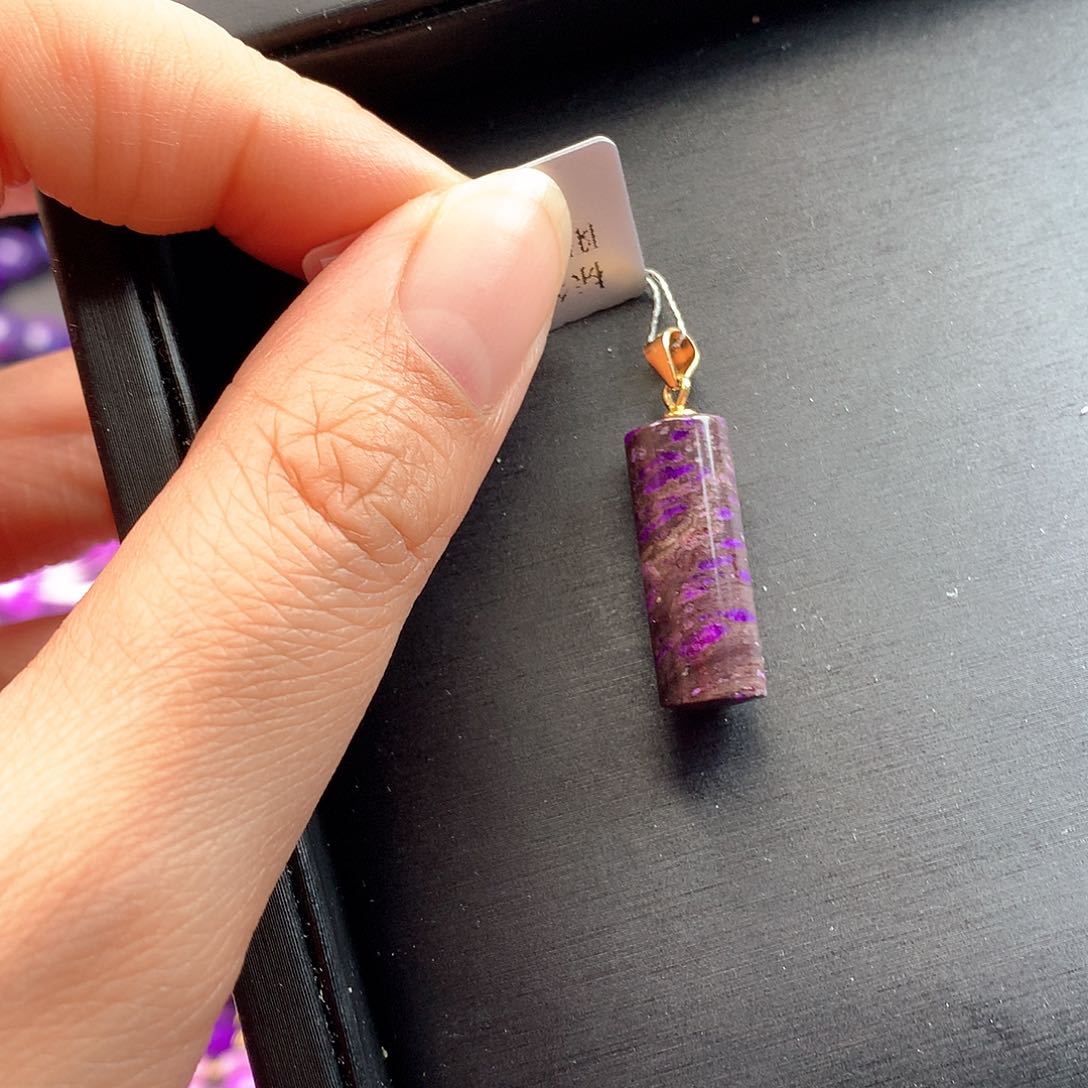 苏纪石（舒俱来）吊坠银S925镶嵌