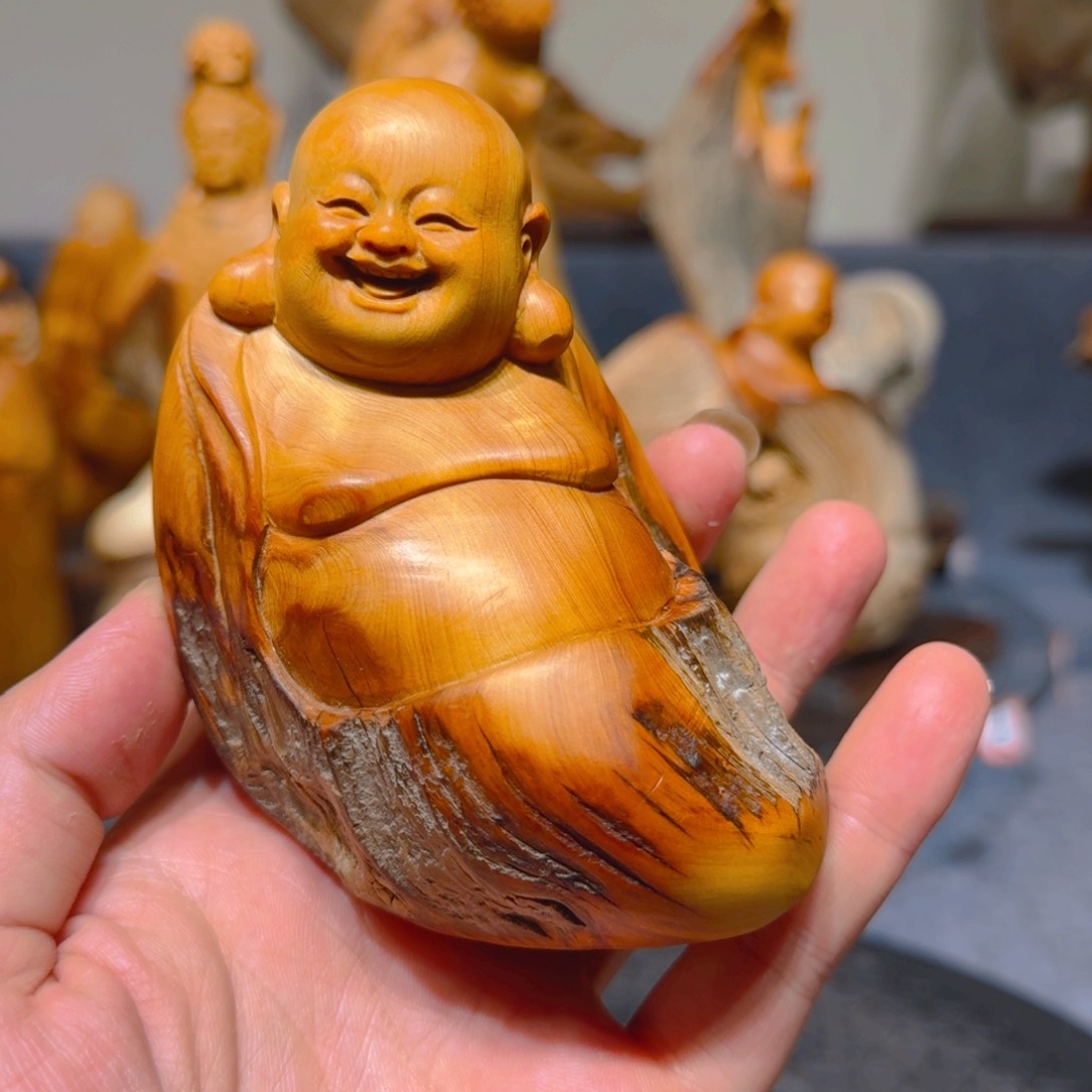 柏木（崖柏）崖柏手把件摆件