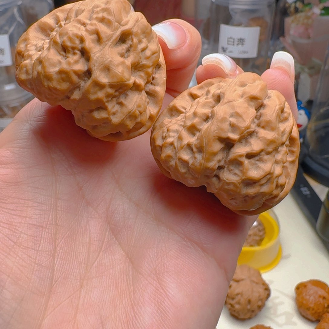 核桃把件38尺寸蛤蟆头