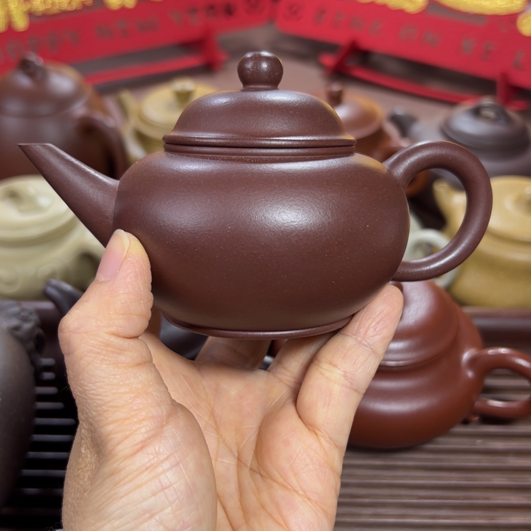 紫泥茶壶龙血砂 水平 160cc