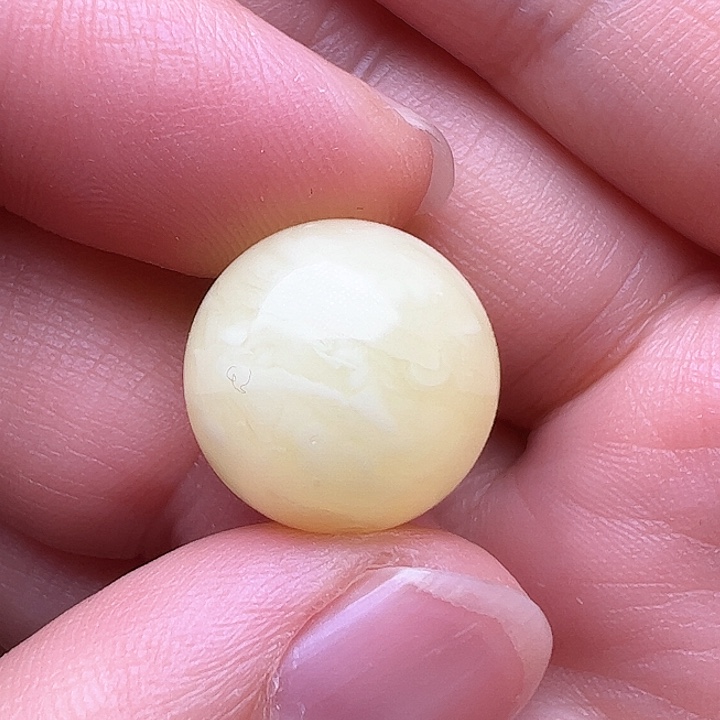 蜜蜡裸石未镶嵌微瑕14.5m m