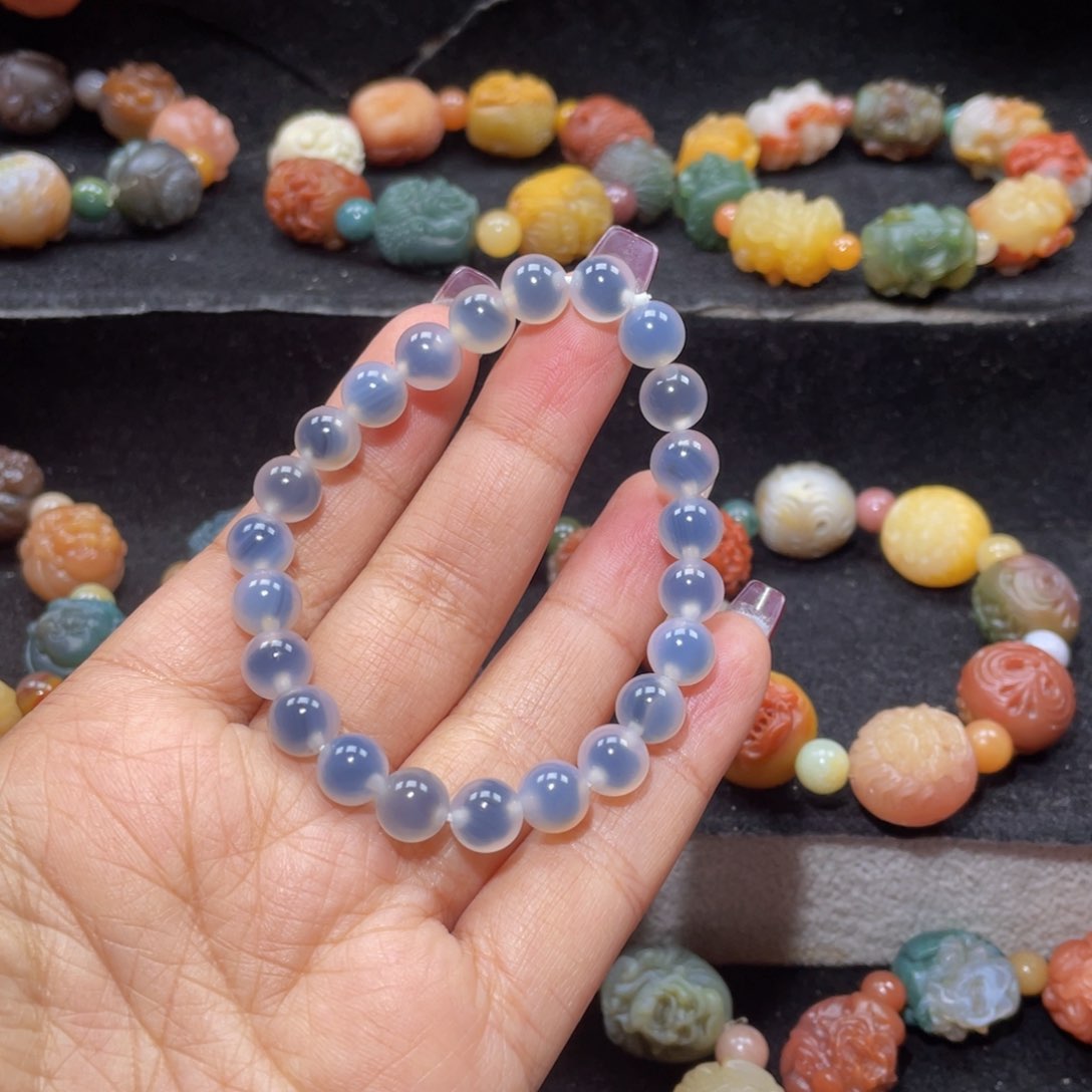 石英质玉手链未镶嵌