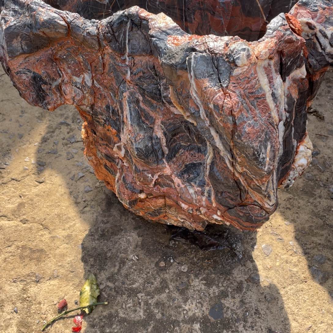 红陶东****泽灵璧石是世界著名