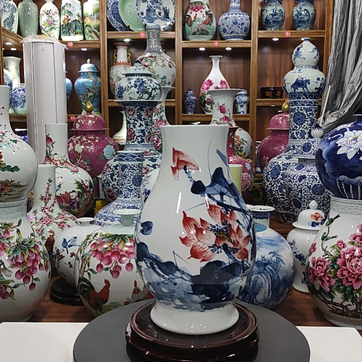 瓷片景德镇陶瓷花瓶子