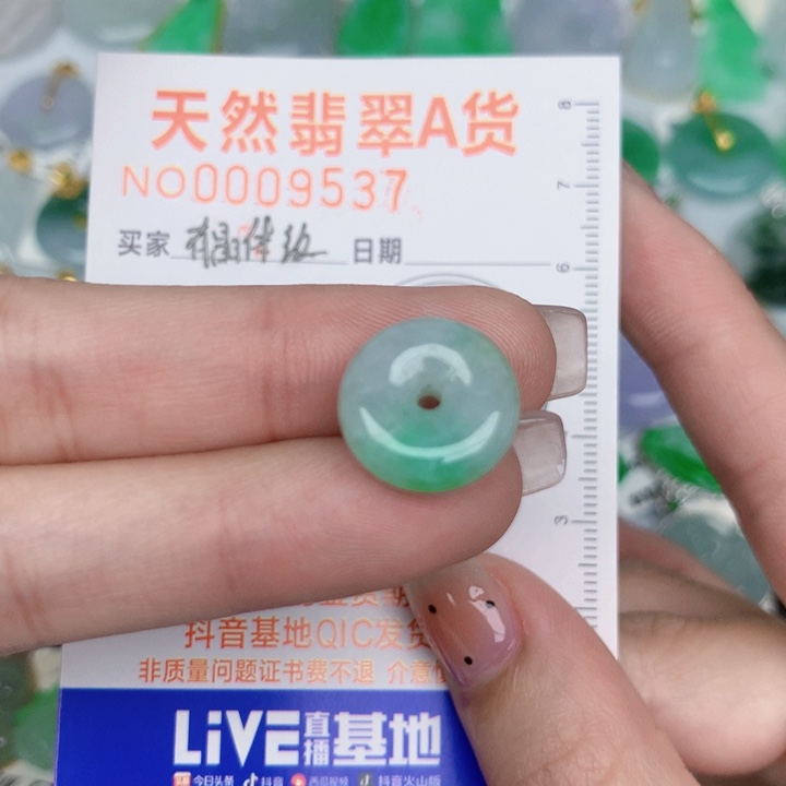 翡翠未镶嵌颈饰扣