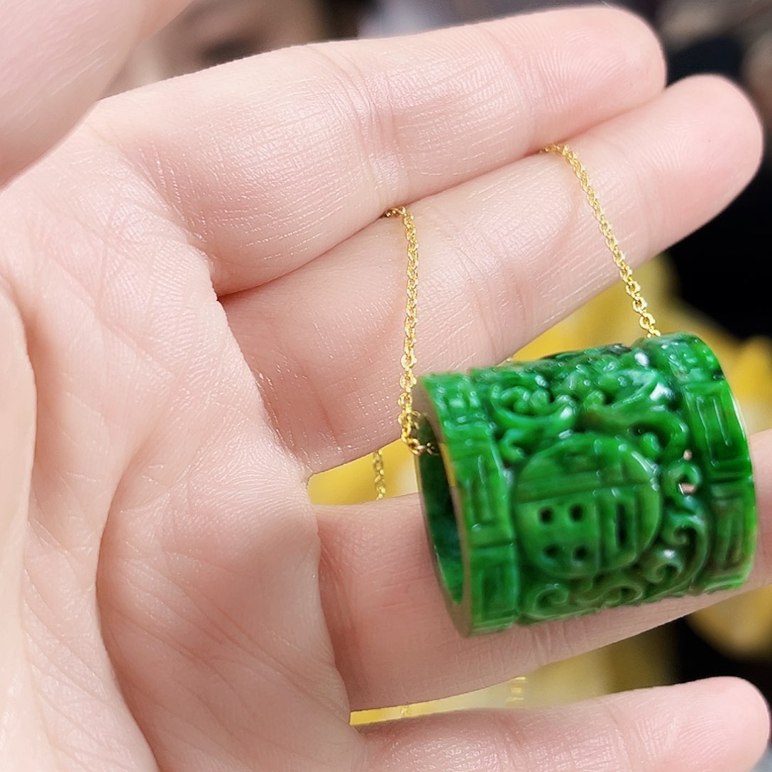 翡翠颈饰未镶嵌多样性发货