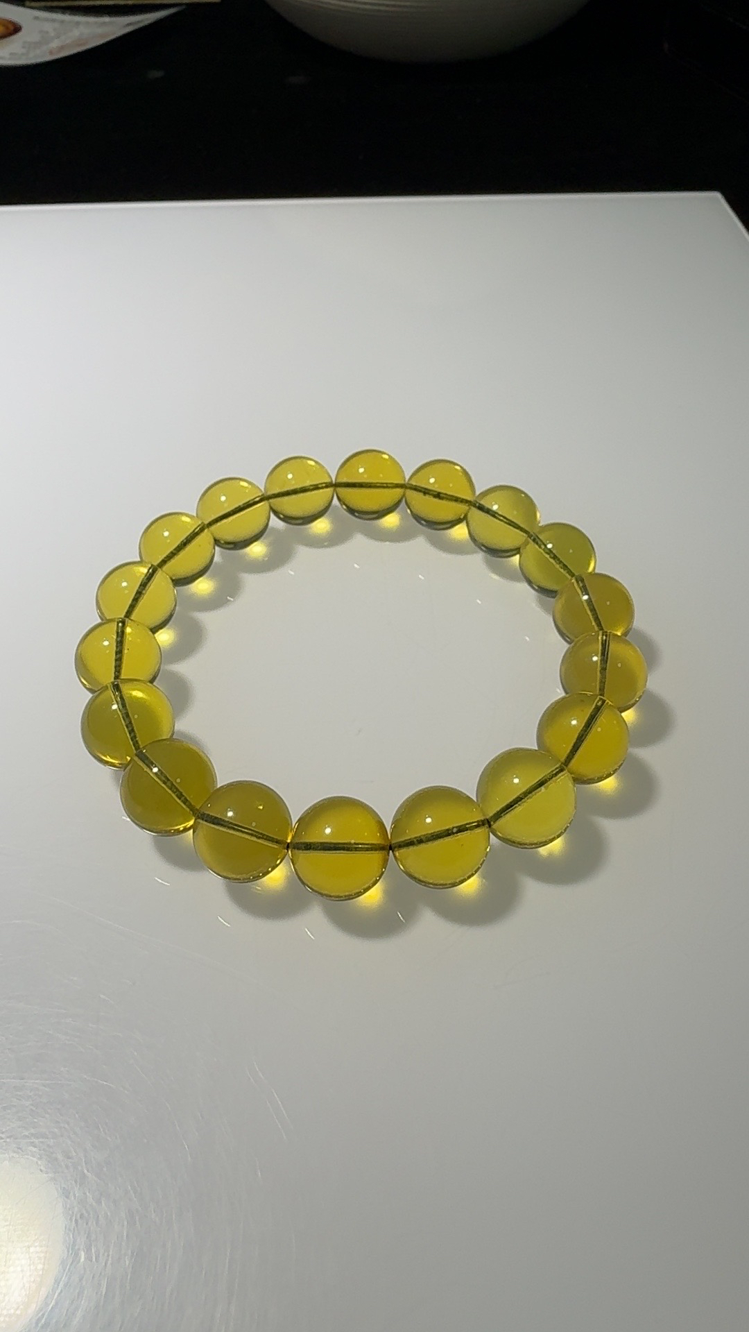 天然缅甸精挑净水精品天空蓝手串，规格11+