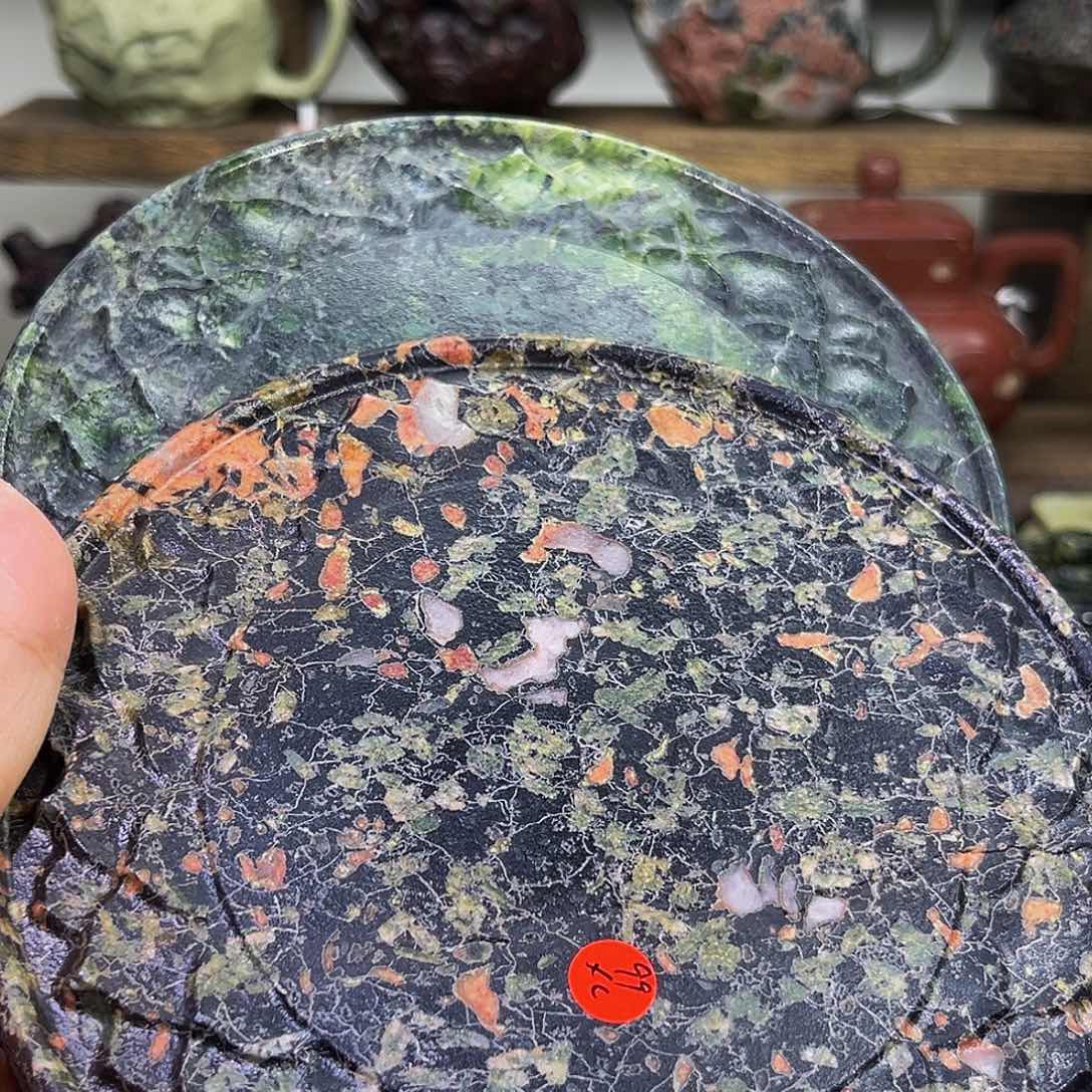 梅花玉藏玉壶承两块