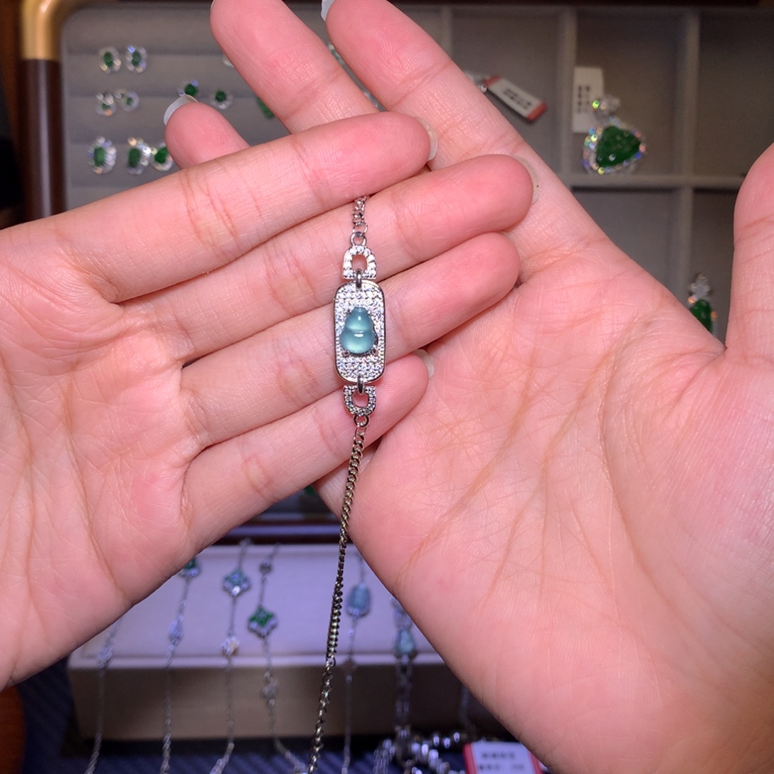 翡翠未镶嵌手链手链