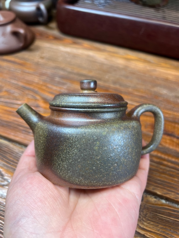 精品手工原矿老段泥柴烧德钟壶