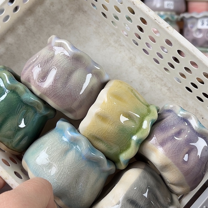 红陶量货/口高深浅搭配发6个