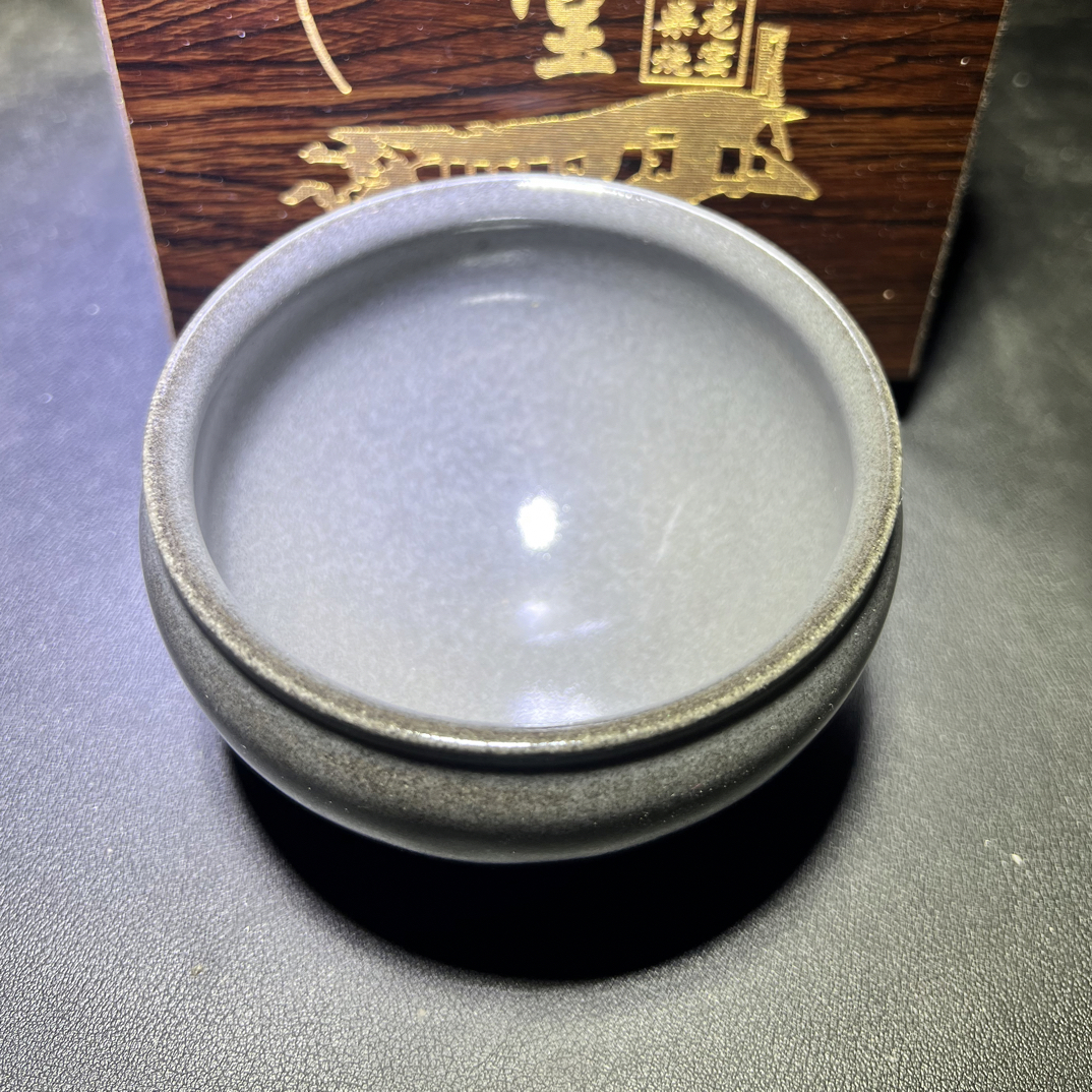 通天柴烧纯手工复古原矿釉建盏主人杯功夫茶杯铁胎品茗茶盏