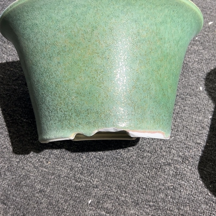 禾***火绿釉窑变陶瓷瑕疵