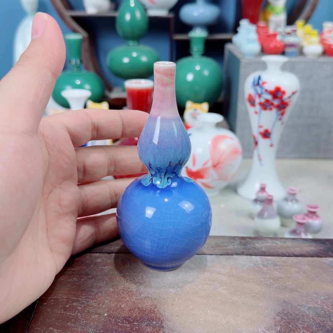 陶瓷手工小花器摆件