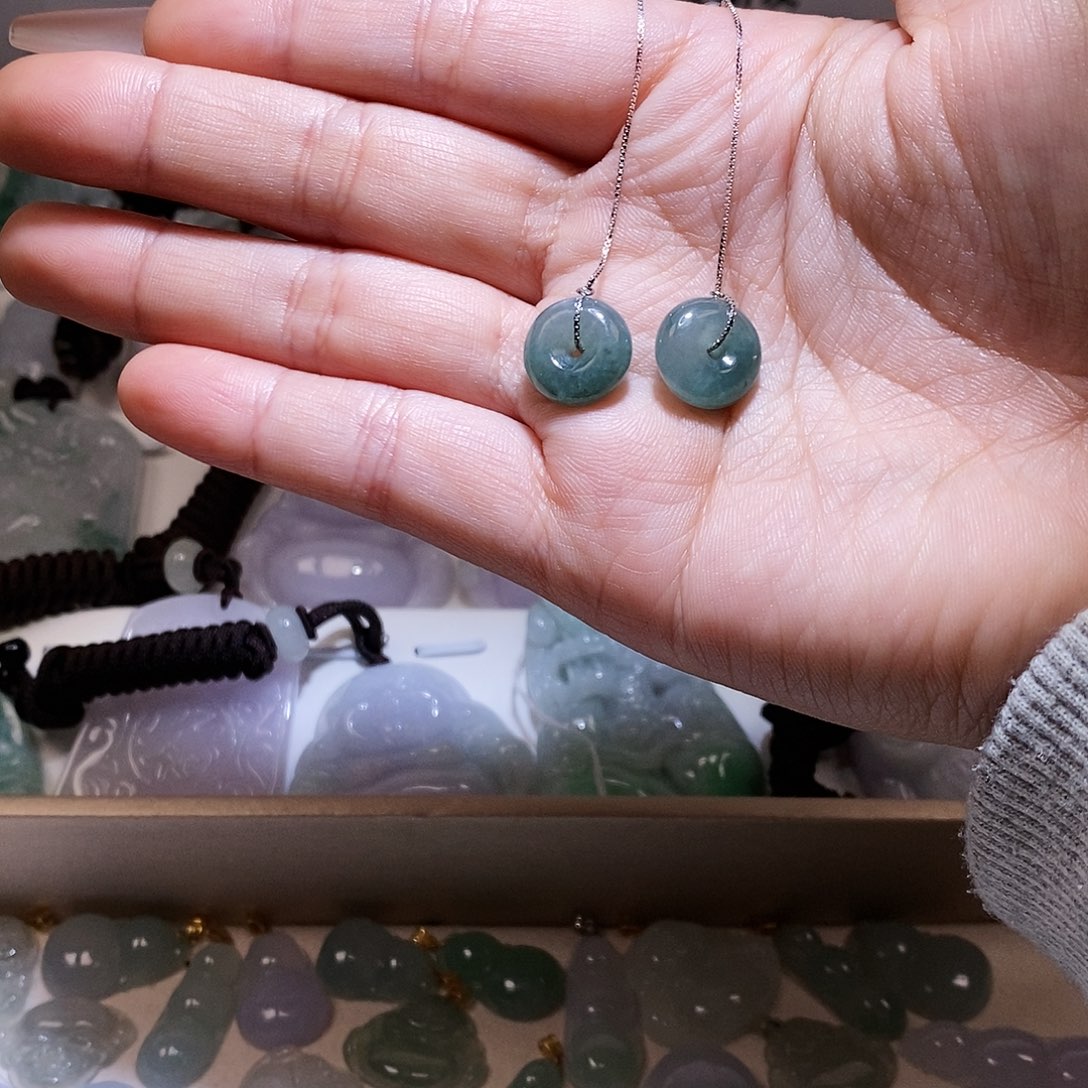 翡翠颈饰18K金镶嵌翡翠63