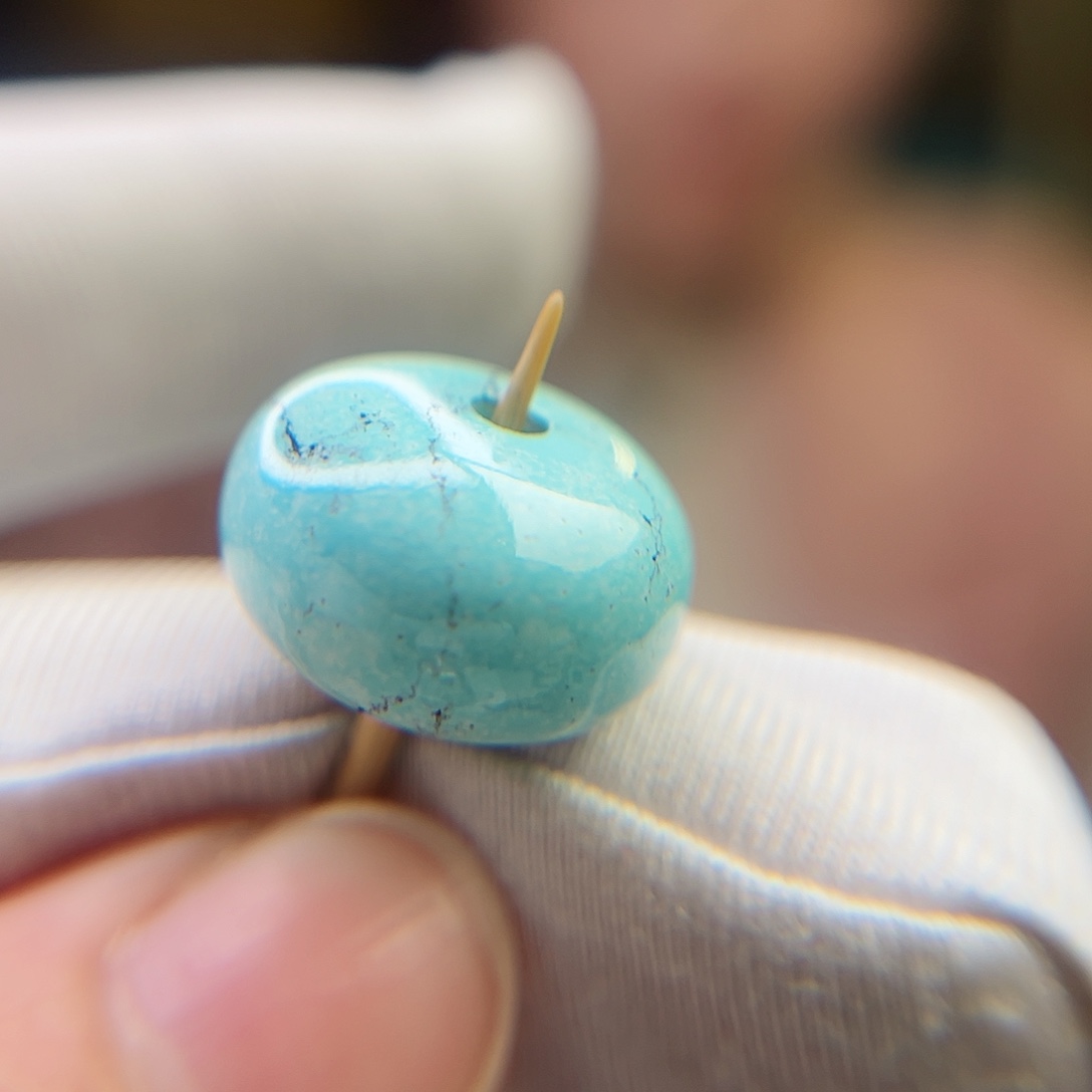 绿松石珠宝奇石未镶嵌17.4