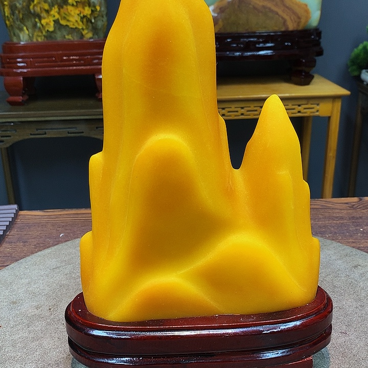 石材靠山摆件创意