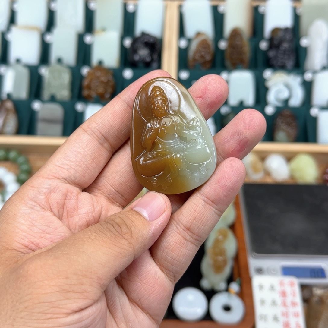 和田玉挂件未镶嵌