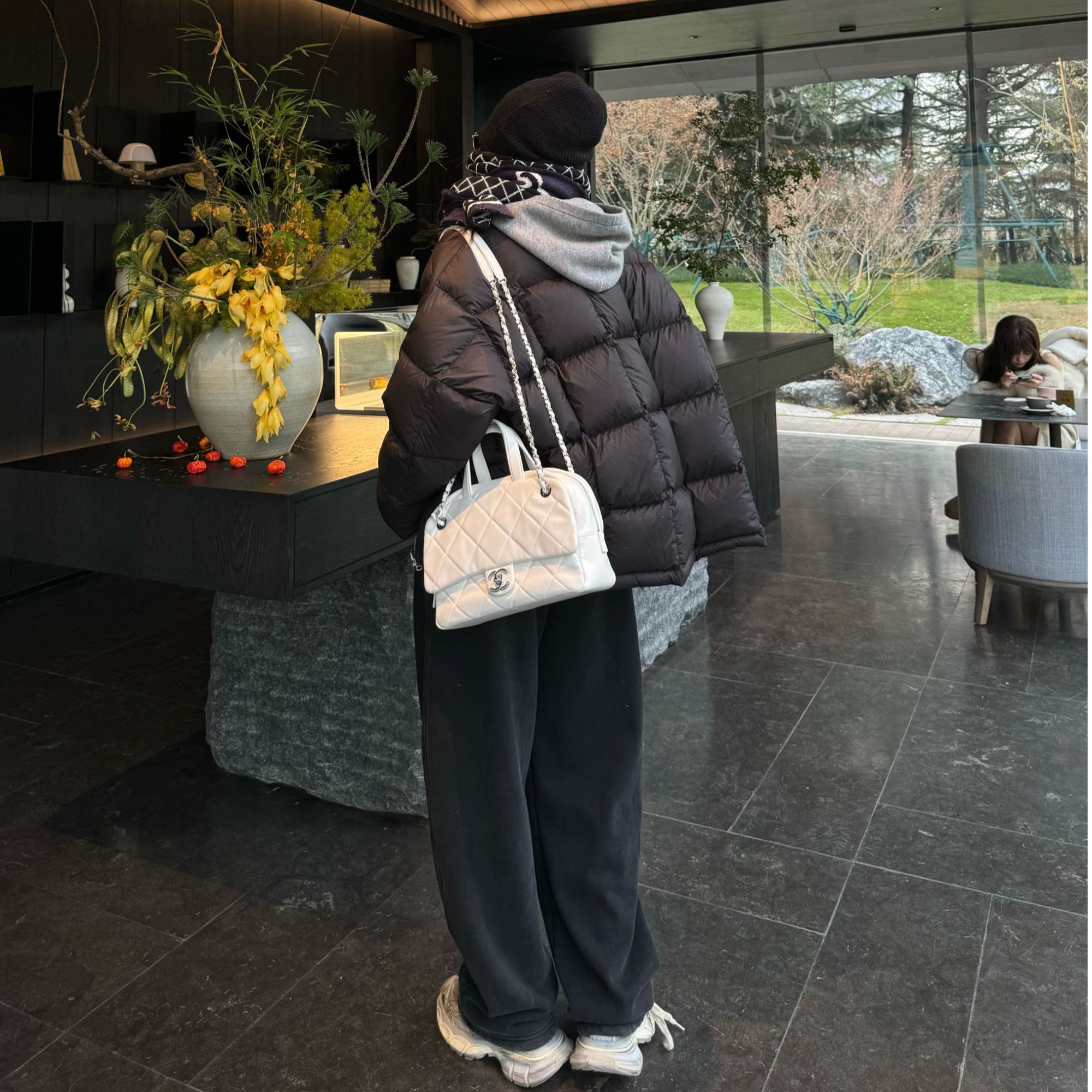 【邹大瑜】 水洗做旧加绒卫裤 DAYU PERFECT 