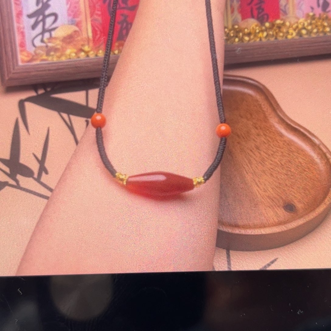 玛瑙/玉髓合金颈饰