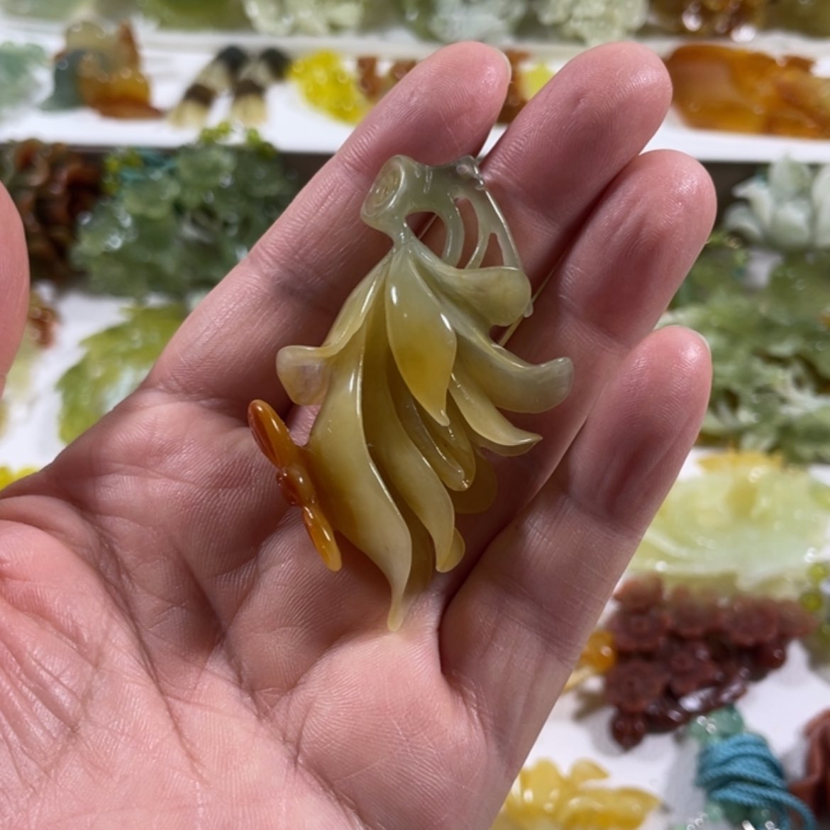 【闪购商品】未镶嵌蛇纹石玉颈饰