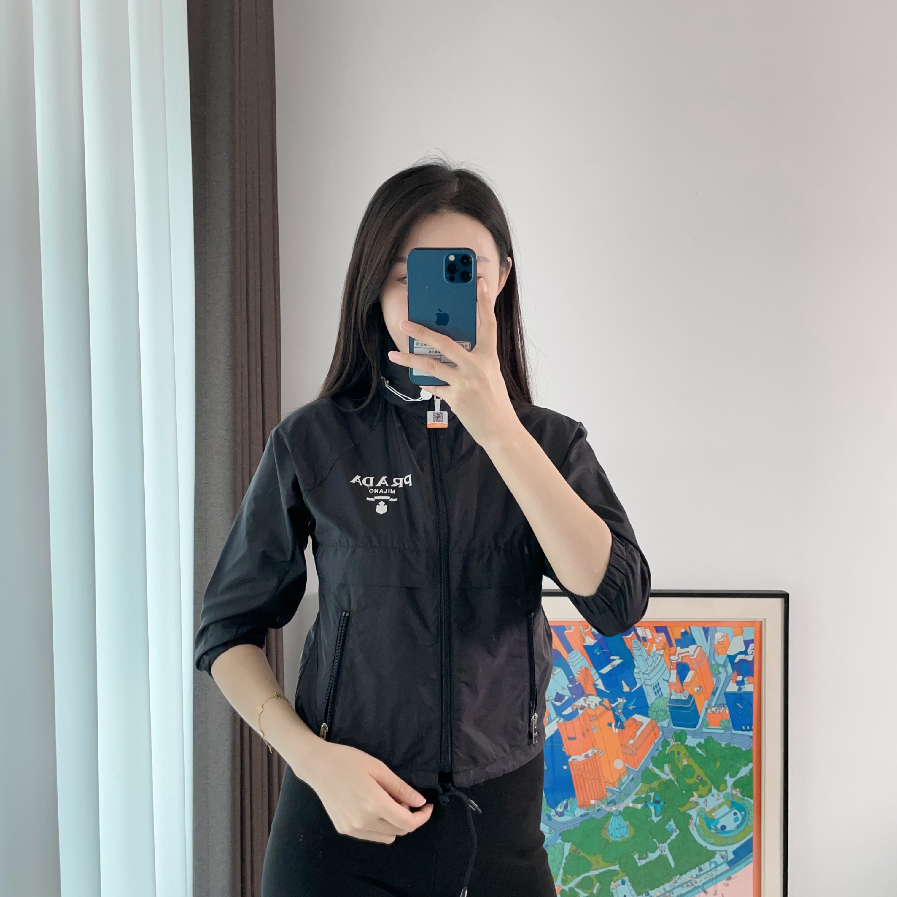 95新 Prada/普拉达 麦殿/黑色外套/251028VHHEZ16