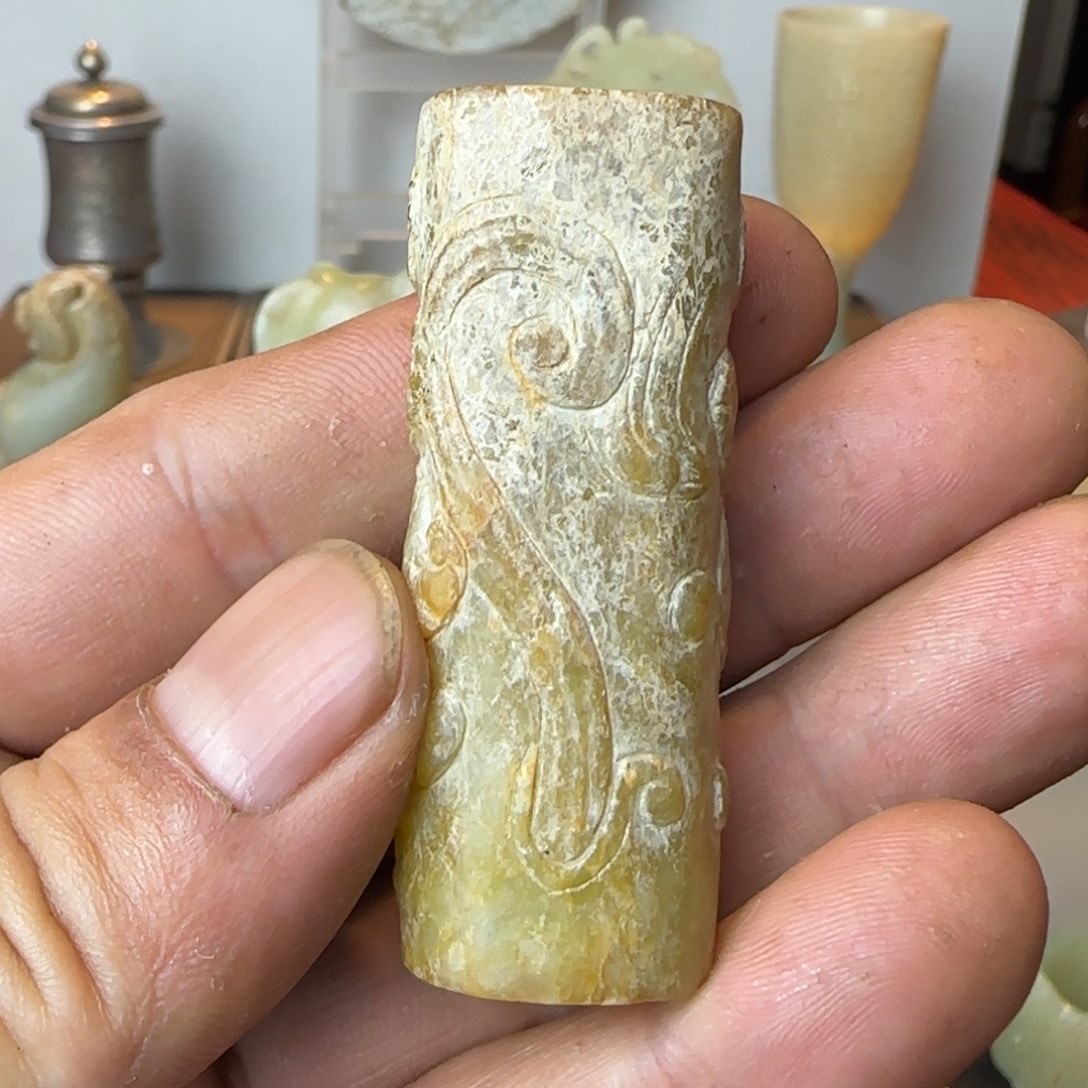 和田玉（糖玉）颈饰未镶嵌