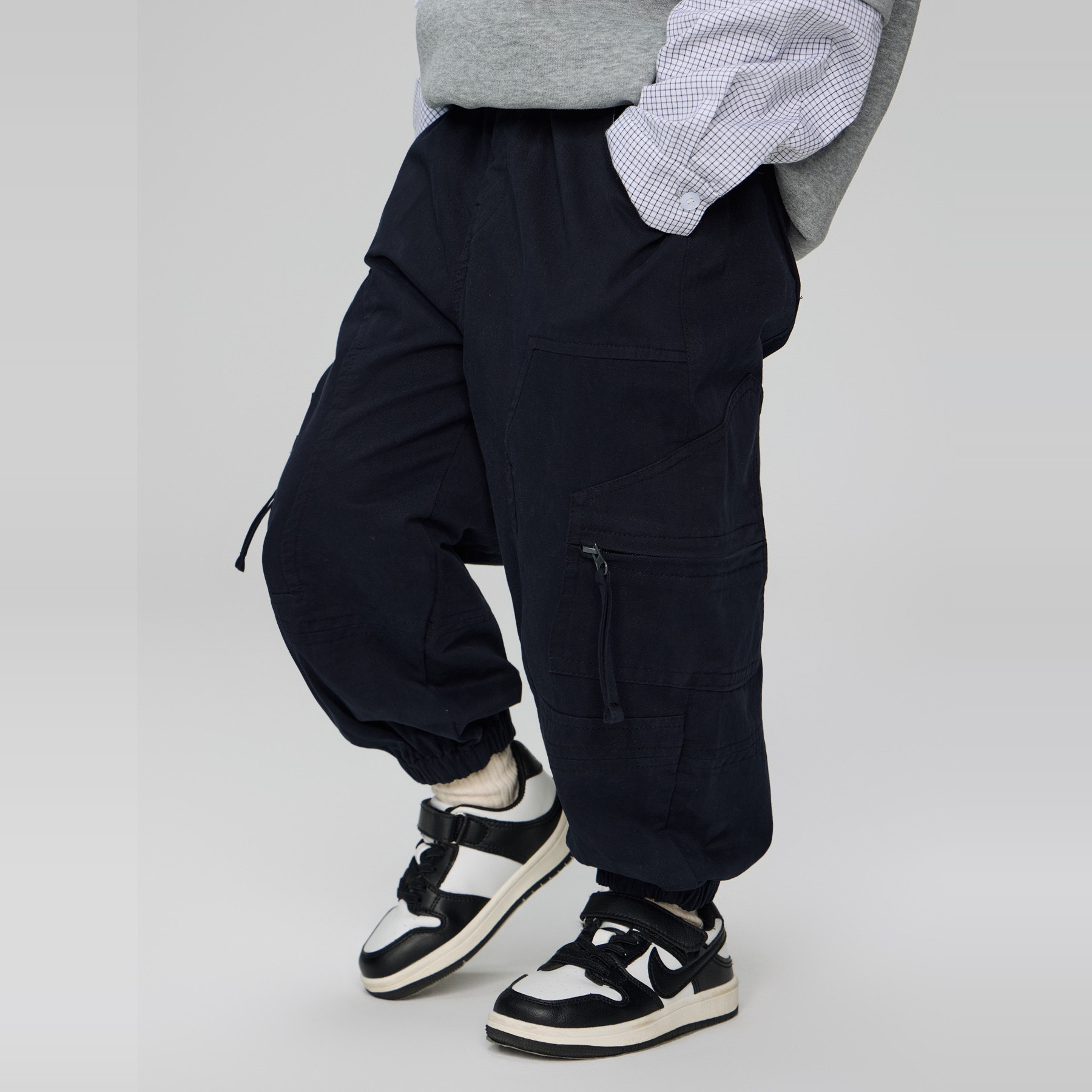 拉链口袋工装春秋长裤2025春季新品 43868