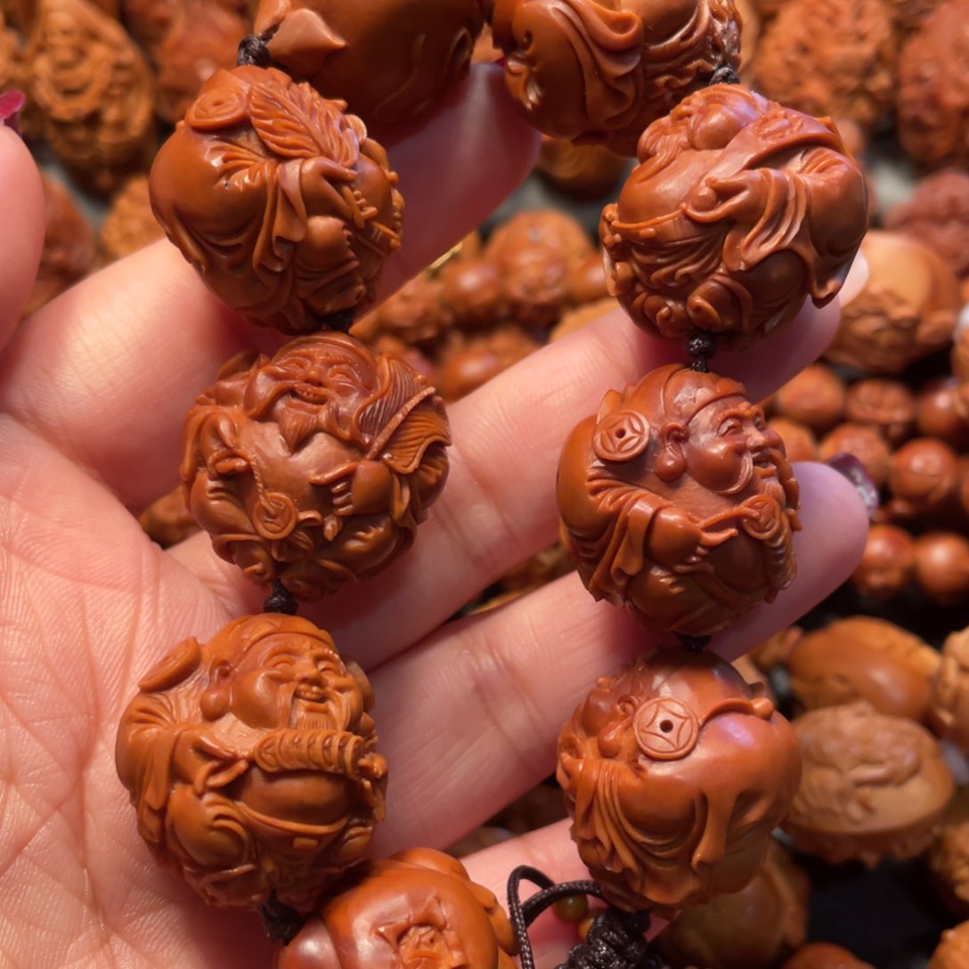 【闪购商品】手串/手链橄榄核八大财神