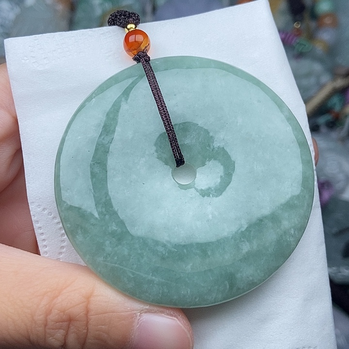 翡翠未镶嵌颈饰翡翠58尺寸