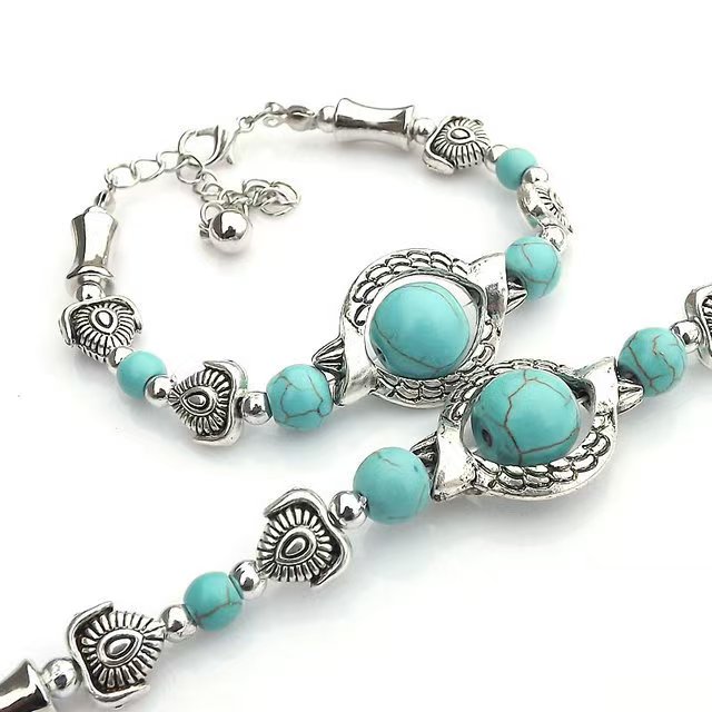 合金手链 458不带礼盒发货复古民族风手链