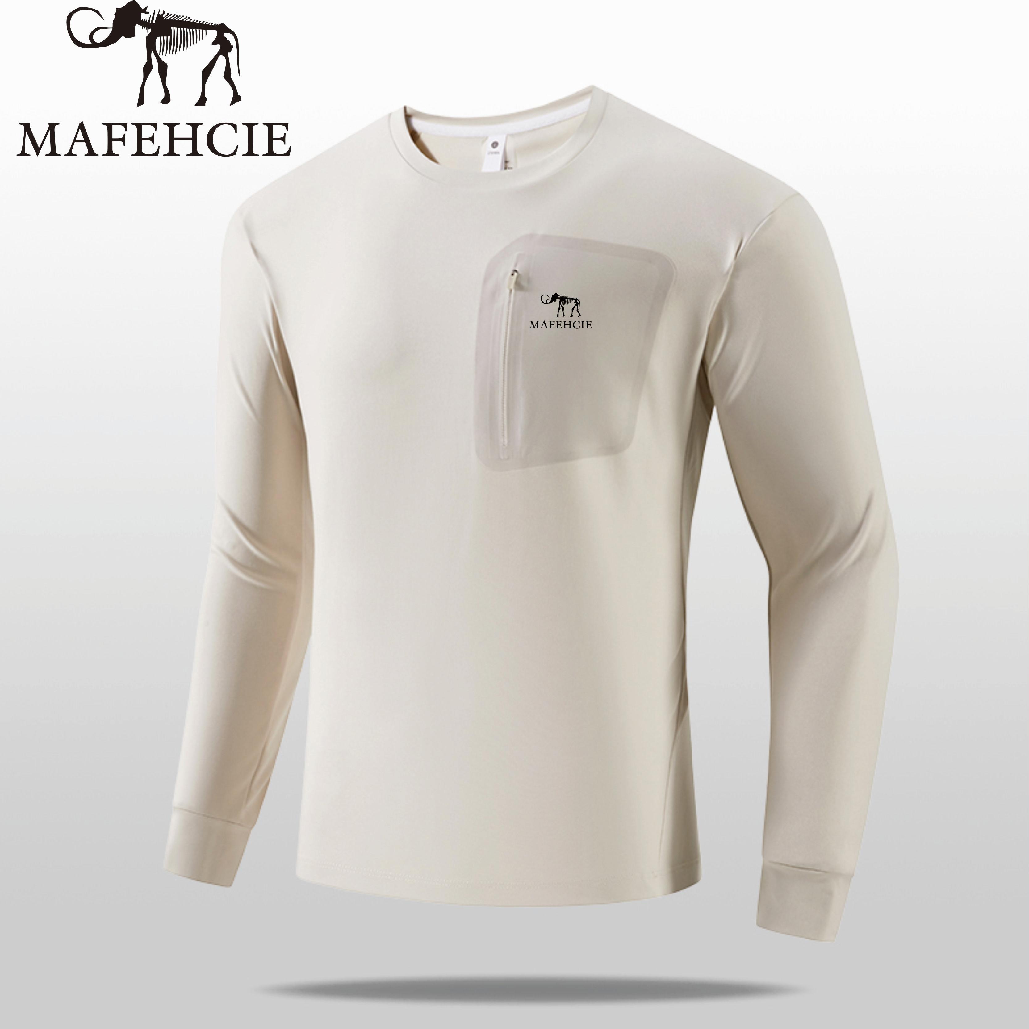 意大利MAFEHCIE 25年男士高端轻奢户外款运动风长袖T恤 F608 LZ